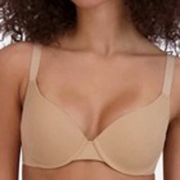 Steve Madden Bra Womens 34D Praline Nude Tan Basic Modern Feminine Neutral Flirt - Picture 1 of 5